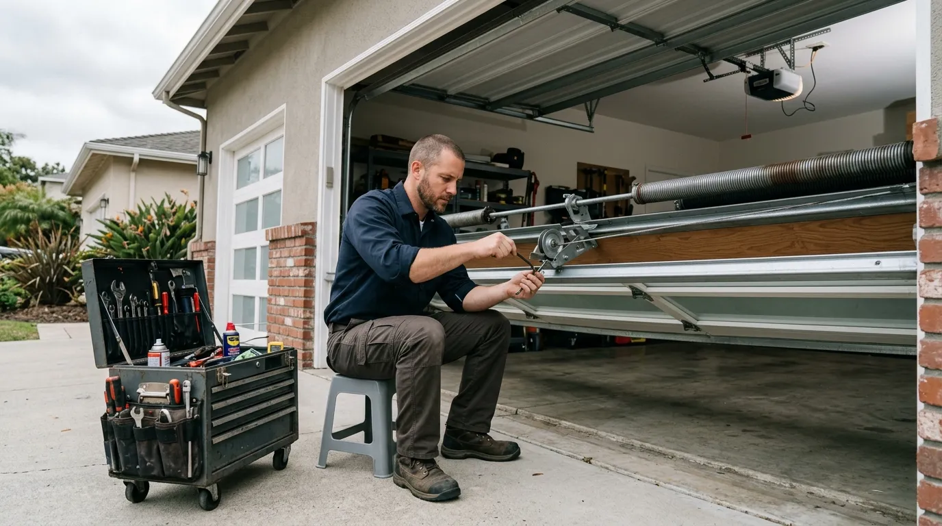 Off-Track Garage Door Repair for Pingree Grove Homes in Elgin