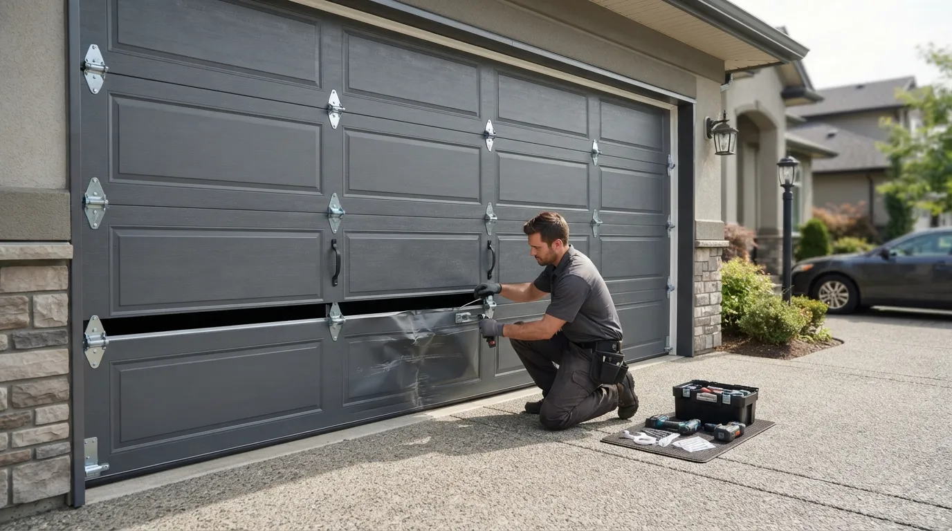 Panel Replacement for Carpentersville's 1970s-Era Garage Doors in Elgin