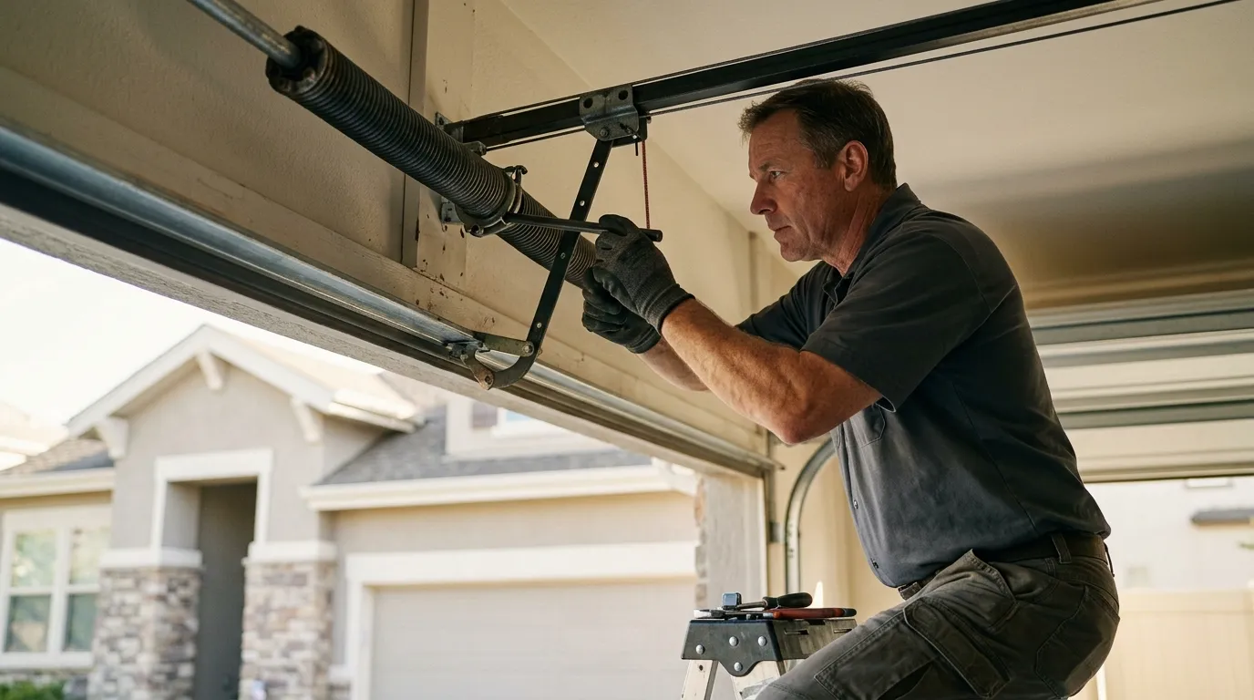 Spring Repair for Bartlett's 1990s Garage Doors in Elgin